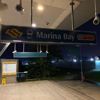 Photo taken at Marina Bay MRT Interchange (NS27/CE2/TE20) by Gunhee K. on 1/21/2020