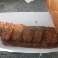 Photo taken at The No. 1 Currywurst Truck of Los Angeles by Joel V. on 3/29/2014
