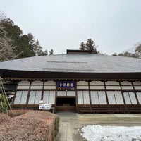 Photo taken at Anrakuji Temple by Satoshi O. on 2/24/2023