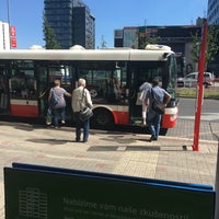 Photo taken at Budějovická (bus) by Roman D. on 8/24/2016