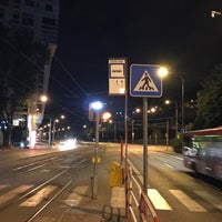 Photo taken at Chatam Sófer (tram, bus) by Roman D. on 5/31/2017