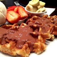 Photo taken at Max Brenner Chocolate Bar by Stephen W. on 6/9/2013