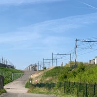 Photo taken at Moerdijk railway bridge by Babo S. on 4/20/2022
