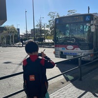 Photo taken at Futako-tamagawa Sta. Bus Stop by The Hermit Stone on 12/17/2023