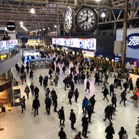 Photo taken at London Waterloo Railway Station (WAT) by Dave C. on 1/4/2018
