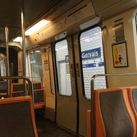 Photo taken at Métro Pré-Saint-Gervais [7bis] by GARYSTAR77 🚅🇫🇷 on 10/21/2021