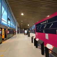 Photo taken at CDGVAL Terminal 2 Gare by GARYSTAR77 🚅🇫🇷 on 6/28/2021