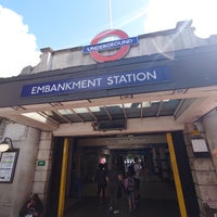 Photo taken at Embankment London Underground Station by GARYSTAR77 🚅🇫🇷 on 8/22/2023