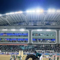 Photo taken at Al Shaqab Arena by Feras A on 3/2/2024