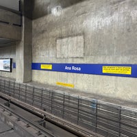 Photo taken at Ana Rosa Station (Metrô) by Liu L. on 6/9/2023