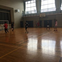 Photo taken at 池尻小学校第二体育館 by syü ☆. on 4/7/2017