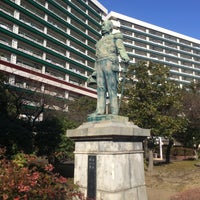 Photo taken at 榎本武揚の像 by ちんたん on 12/31/2014