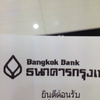 Photo taken at Bangkok Bank by BeeZiiE K. on 4/27/2016