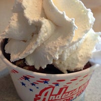 Photo taken at Anderson&amp;#39;s Frozen Custard by Jen P. on 7/7/2013