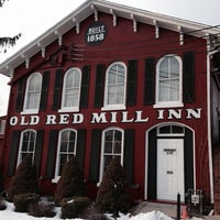 Photo taken at The Red Mill Inn by Jen P. on 3/14/2014