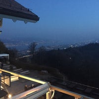 Photo taken at Hotel UTO KULM - Top of Zurich by James W. on 1/13/2018