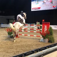 Photo taken at Tallinn International Horse Show by Magnus R. on 10/2/2021