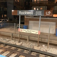 Photo taken at CTA - Rockwell by Megan on 12/14/2023