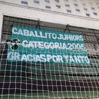 Photo taken at Club Social y Deportivo Caballito Juniors by Emiliano G. on 9/6/2014