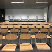 Photo taken at Arteveldehogeschool Campus Kantienberg by Greet G. on 10/15/2016