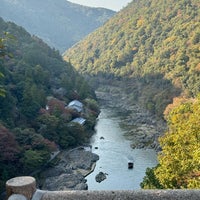 Photo taken at Arashiyama by heartace z. on 11/2/2023
