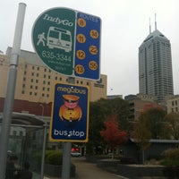 Photo taken at Megabus Stop by Vincent W. on 10/13/2012