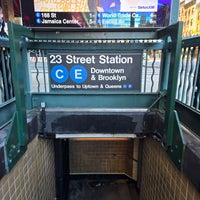 Photo taken at MTA Subway - 23rd St (C/E) by Terence F. on 2/29/2024