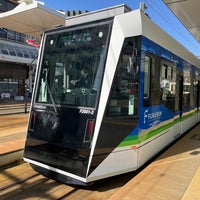 Photo taken at Fukui-eki tram station by ゆき on 3/28/2023
