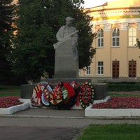 Photo taken at памятник Лене Голикову by Ivan P. on 6/21/2013