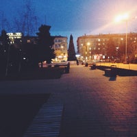 Photo taken at Советская площадь by Anna F. on 12/1/2016
