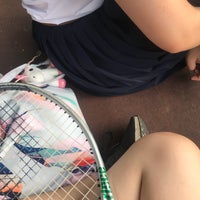 Photo taken at Chula Tennis court by Waritsara P. on 7/19/2018