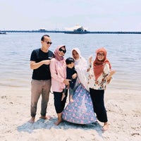 Photo taken at Ancol Beach by Daffa Arshad F. on 5/1/2021