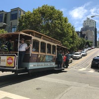 Photo taken at Cable Car Stop - Hyde &amp;amp; Lombard by Michael A. on 8/6/2017