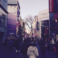 Photo taken at Myeongdong Street by Yukihiro Y. on 1/9/2015