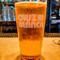 Photo taken at Cruz Blanca Brewery &amp;amp; Taquería by Luis V. on 8/18/2022