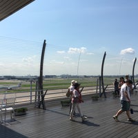 Photo taken at Observation Deck - Terminal 1 by Kazu M. on 8/6/2016