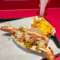Photo taken at Pink&amp;#39;s Hot Dogs by Phill C. on 6/19/2023