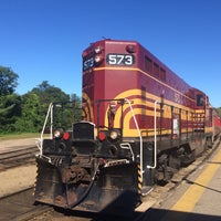 Photo taken at Conway Scenic Railroad by Olivia S. on 9/20/2015