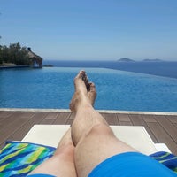 Photo taken at Kalamar Hotel Kalkan by ümit B. on 7/24/2020