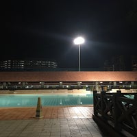 Photo taken at Hougang Swimming Complex by Peijie L. on 1/19/2016