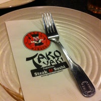 Photo taken at Takoyaki Japanese Steakhouse by Chris C. on 2/16/2013