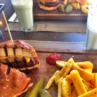 Photo taken at Dükkan Steakhouse &amp;amp; Burger by Elnaz B. on 10/5/2016
