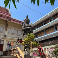Photo taken at Wat Suttharam by Koongkling C. on 2/13/2023