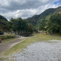 Photo taken at Aogawakyo Camping Park by ちびくろ on 10/30/2021