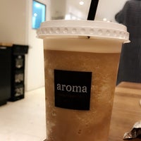 Photo taken at Aroma Espresso Bar by Ghada A. on 8/25/2017