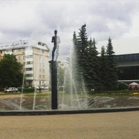 Photo taken at Фонтан «Мальчик с кураем» by Daria A. on 7/7/2015