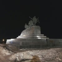 Photo taken at Памятник В.И. Чапаеву by Витте Адам on 1/4/2018