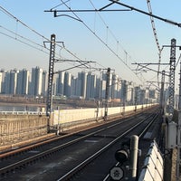 Photo taken at Gangbyeon Stn. by のぞみ on 2/3/2023
