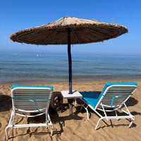 Photo taken at Santa Barbara Beach by Denitsa М. on 6/26/2022