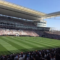 Photo taken at Arena Corinthians by Cleber S. on 9/20/2015